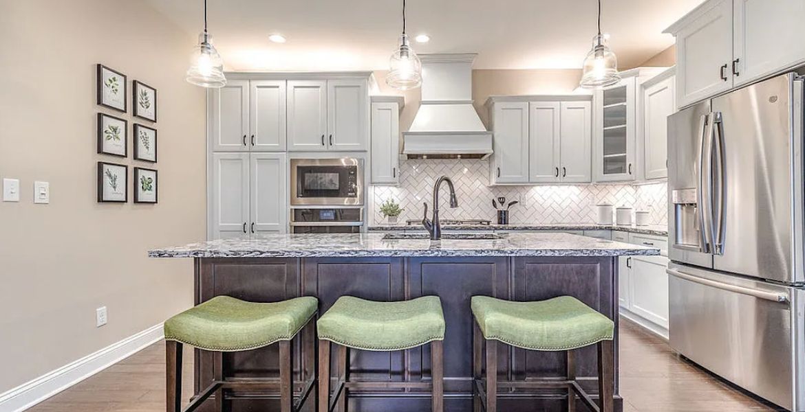 Representative furnished interior of a home built from the Promenade by Perfection Builders in The Courtyards at Oakland Hills, Louisville (Image 3).