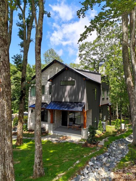 Front exterior of a new home in , Boone, NC, highlighting curb appeal (Image 23).