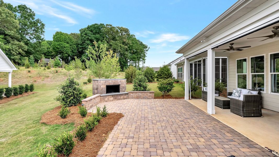 Extended Paver Patio