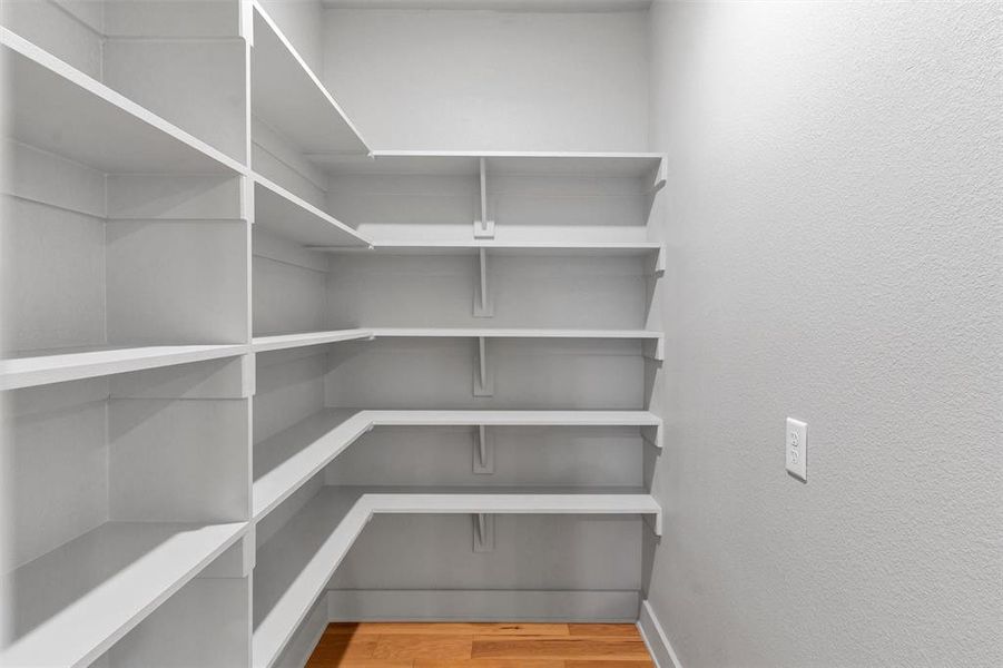 View of storage area