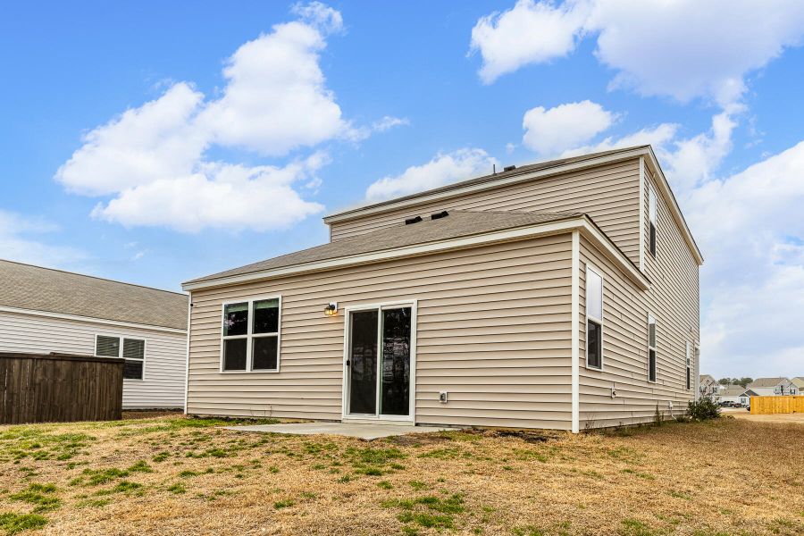 Exterior details and patio area of a home in , Summerville (Image 3).