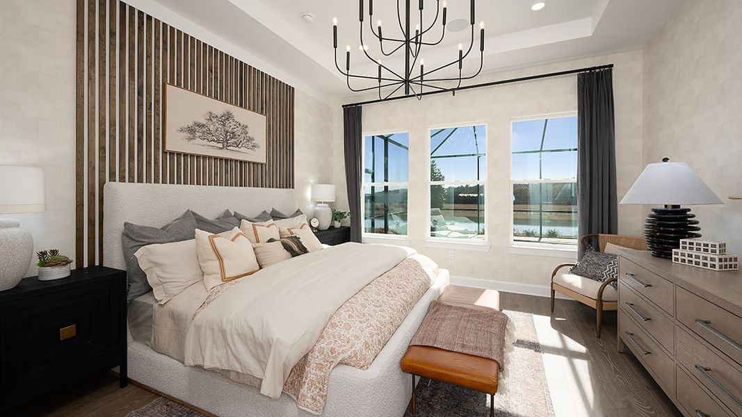 Representative furnished interior of a home built from the Lazio II by Taylor Morrison in Westview Community Group Page, Kissimmee (Image 12).