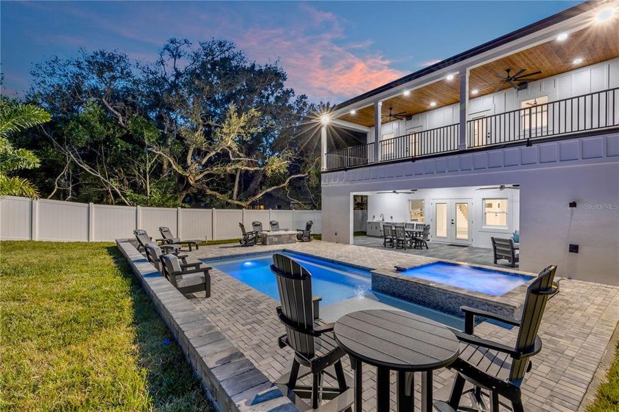 Exterior details and patio area of a home in , New Smyrna Beach (Image 4).