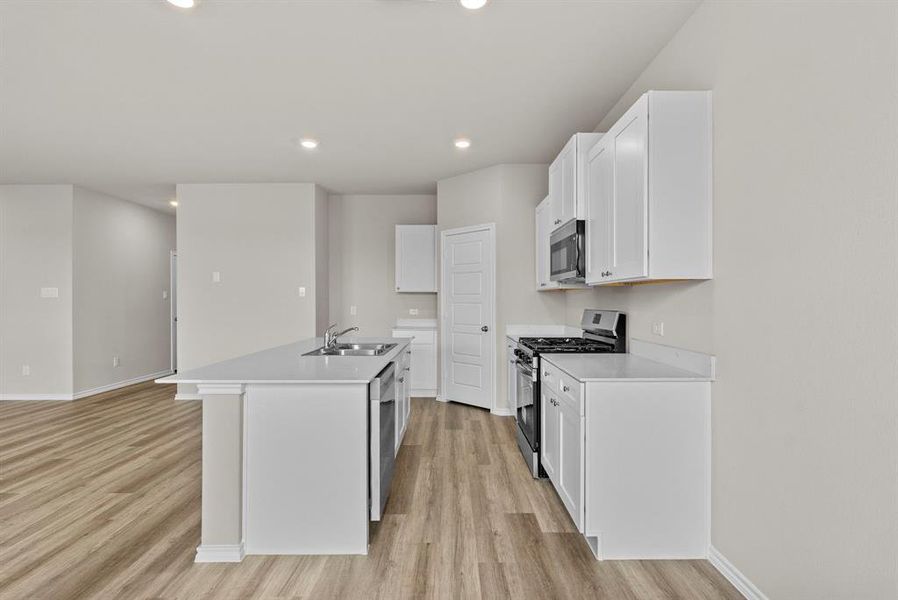 Furnished interior view inside a new home in Highlands at Chapel Creek, Fort Worth (Image 7).