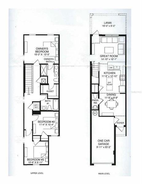 2D floor plan layout of this home in Anclote Square, Holiday, FL (Image 5).