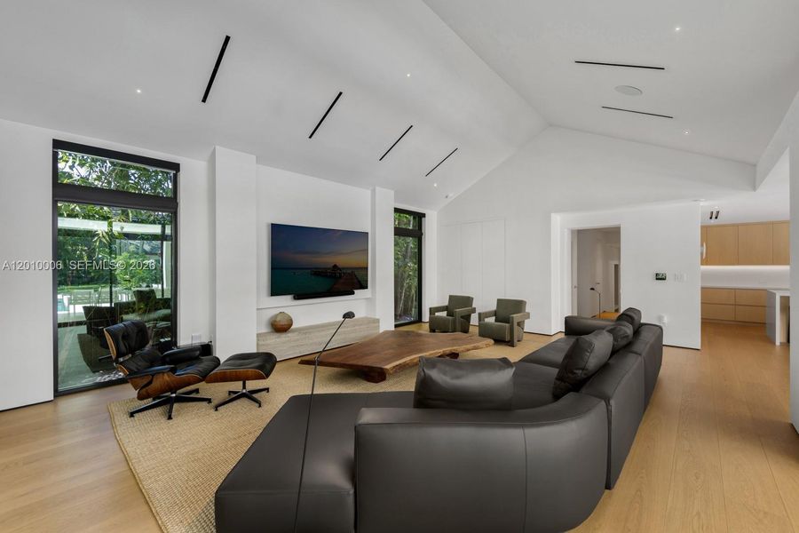Furnished interior view inside a new home in , Coral Gables (Image 13).