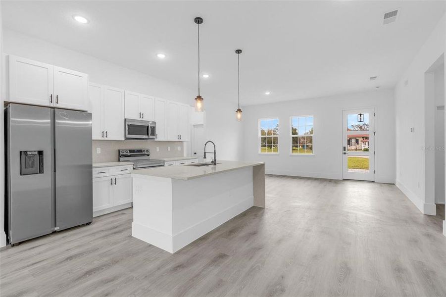 Furnished interior view inside a new home in , Ocala (Image 7). Furnished interior view inside a new home in , Ocala (Image 7).
