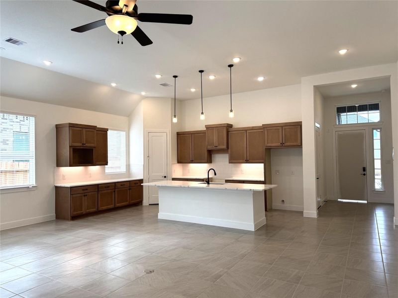Furnished interior view inside a new home in The Trails, New Caney (Image 12). Furnished interior view inside a new home in The Trails, New Caney (Image 12).
