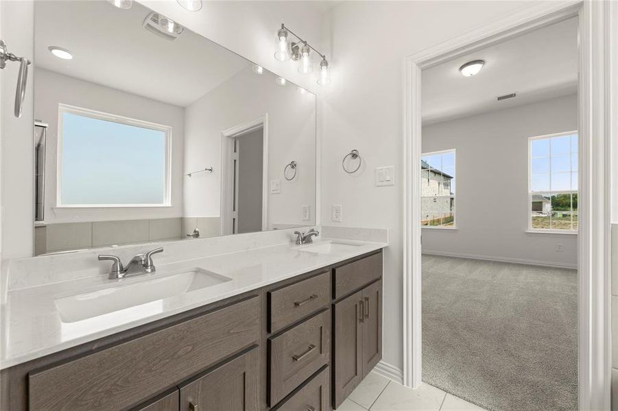 Furnished interior view inside a new home in Edgewater, Fate (Image 11). Furnished interior view inside a new home in Edgewater, Fate (Image 11).