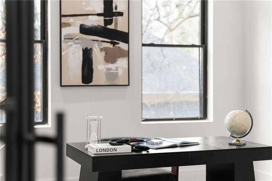 Close-up of interior finishes inside a home in , Atlanta (Image 73).