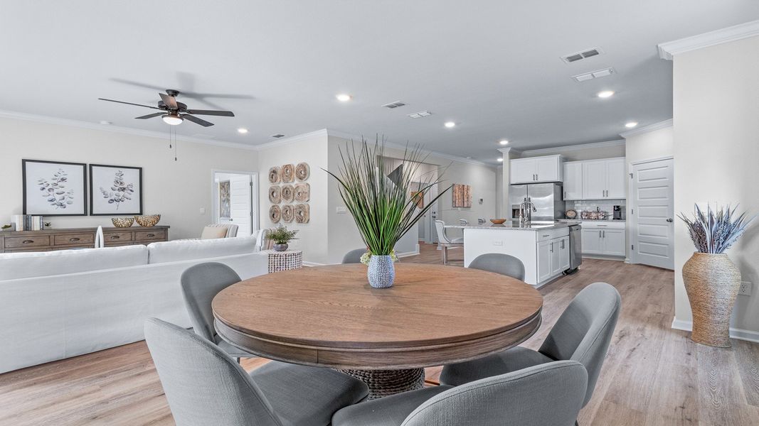 Furnished interior view inside a new home in Pine Dove Estates, Tallahassee (Image 14).
