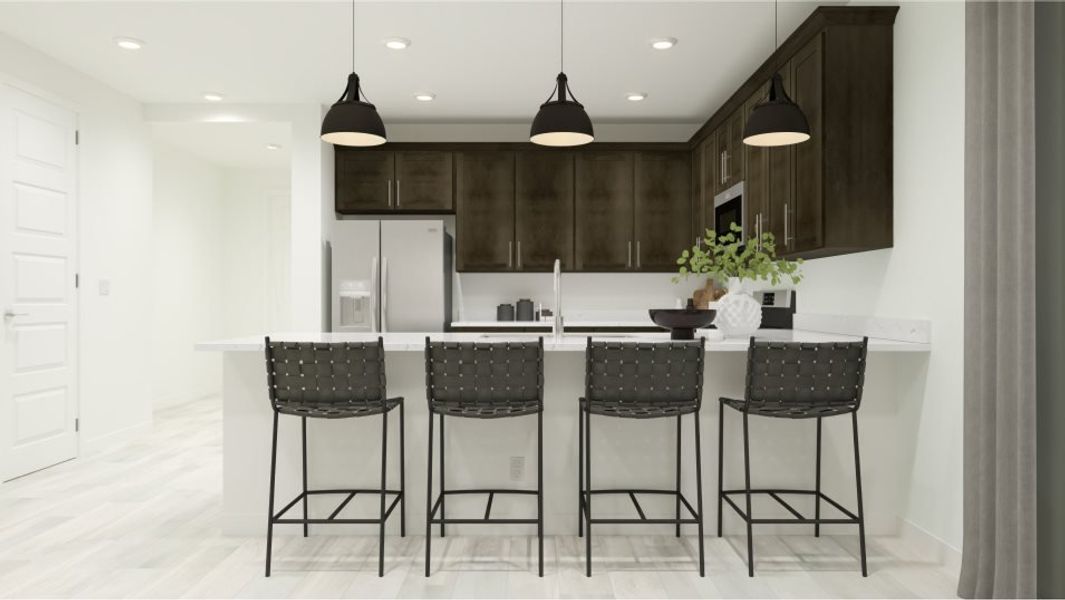 Kitchen island center seating