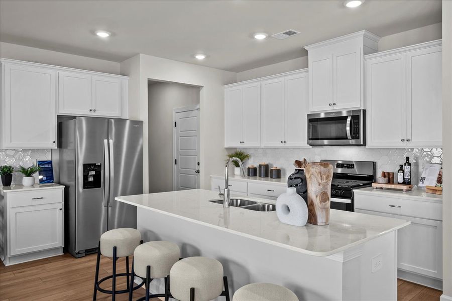 Furnished interior view inside a new home in Shiloh Valley, Piedmont (Image 6).