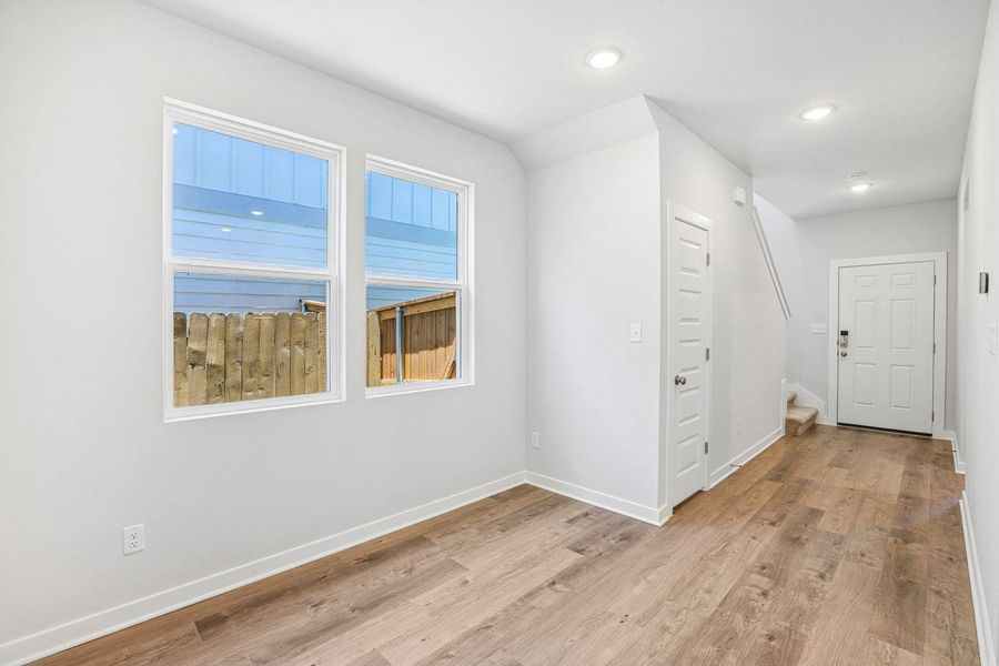 Spacious, unfurnished interior of a new home in Avery Centre, Round Rock (Image 21). Spacious, unfurnished interior of a new home in Avery Centre, Round Rock (Image 21).