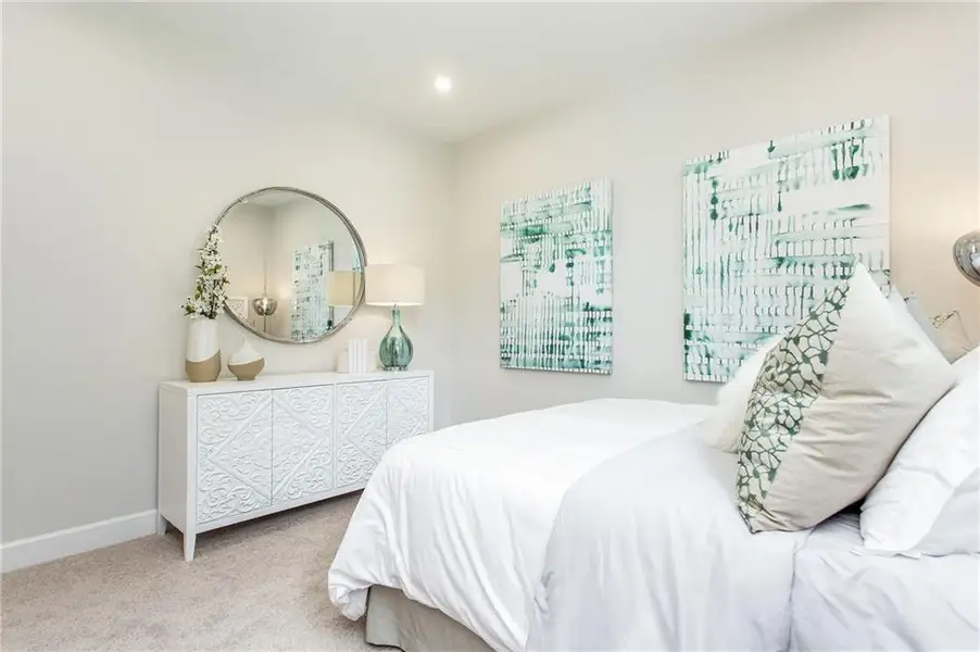 Furnished interior view inside a new home in , Hoschton (Image 6).