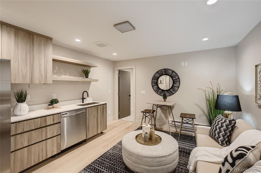 Furnished interior view inside a new home in , Denver (Image 12).