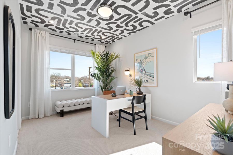 Secondary Bedroom or Home Office.