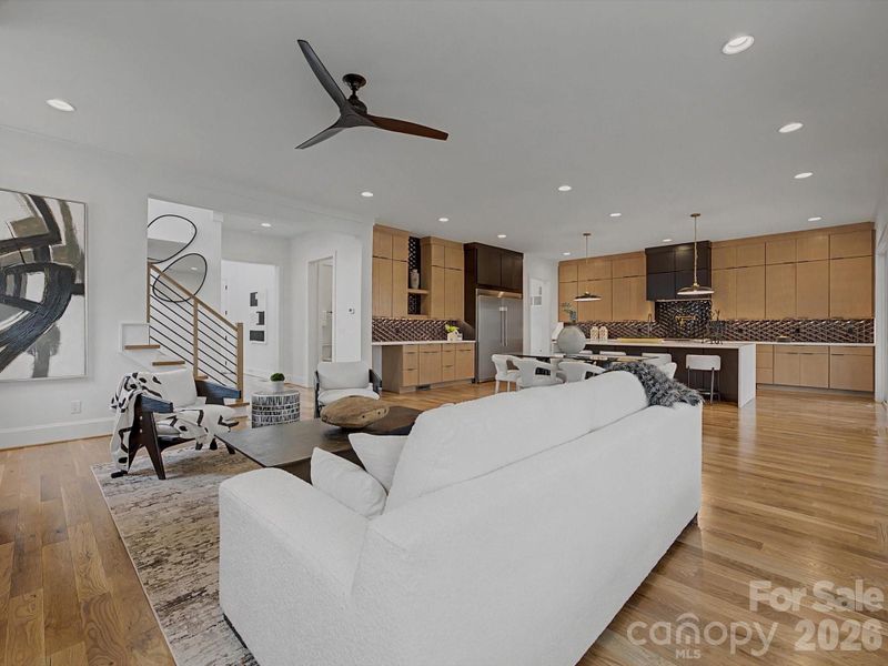 Furnished interior view inside a new home in , Charlotte (Image 6).