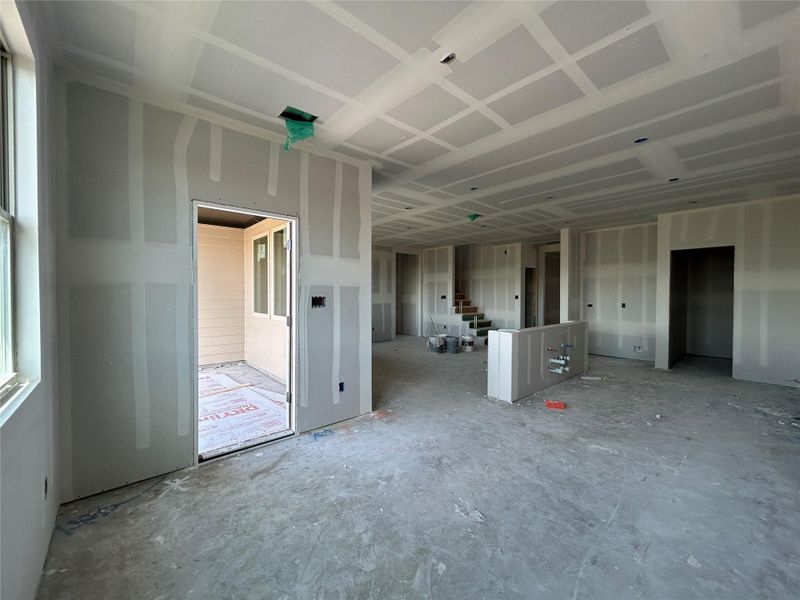 In-progress construction of a new home in Willow Springs, Buda, TX (Image 31).