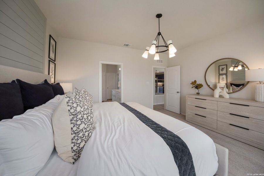 Furnished interior view inside a new home in Horizon Ridge, San Antonio (Image 14).