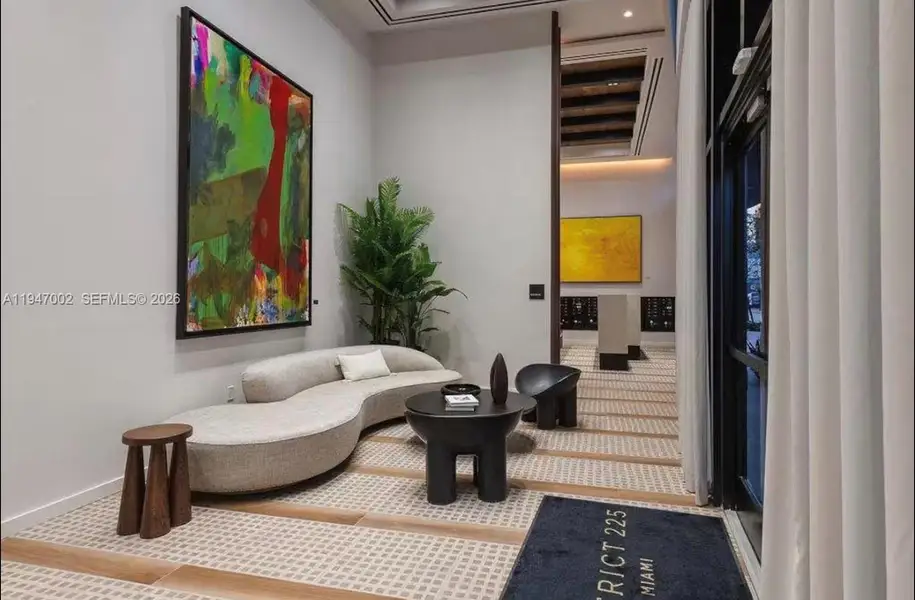 Furnished interior view inside a new home in , Miami (Image 6).