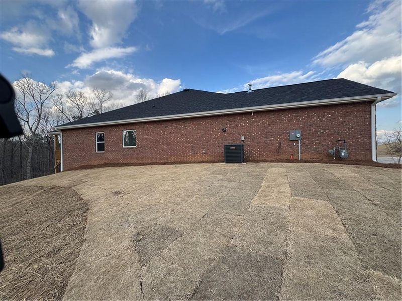 Exterior details and patio area of a home in Tuscany Hills, Douglasville (Image 2). Exterior details and patio area of a home in Tuscany Hills, Douglasville (Image 2).