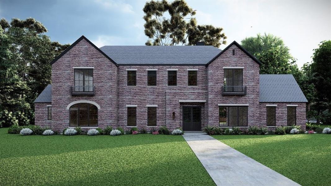 Front exterior of a new home in , Dallas, TX, highlighting curb appeal (Image 1).