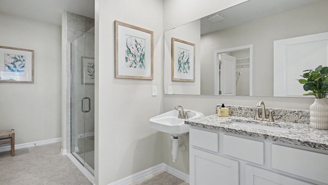 Representative furnished interior of a home built from the Carrington by Maronda Homes in Malabar Springs, Palm Bay (Image 32).