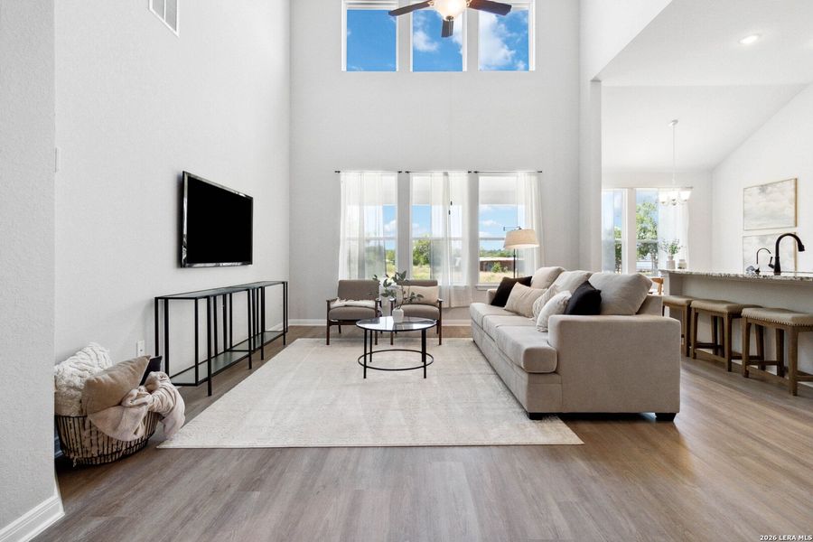 Furnished interior view inside a new home in Bonita Vista, Pleasanton (Image 13). Furnished interior view inside a new home in Bonita Vista, Pleasanton (Image 13).