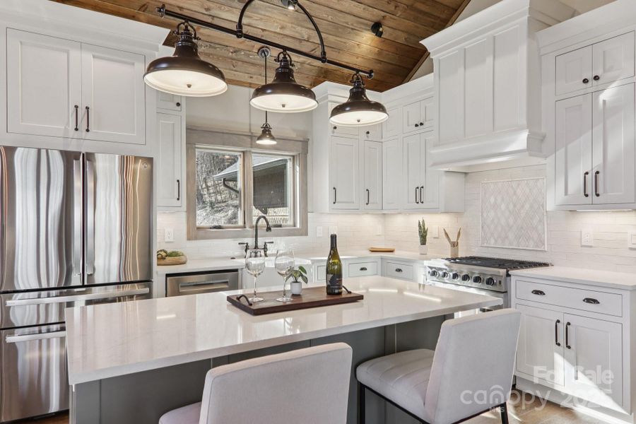 Furnished interior view inside a new home in , Maggie Valley (Image 14).