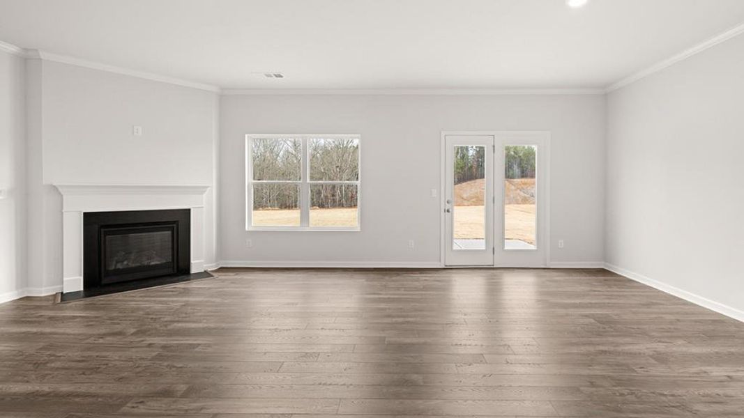 Spacious, unfurnished interior of a new home in Parkside at Carter Grove, Cartersville (Image 17).