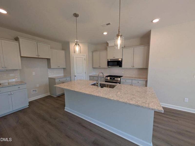 Furnished interior view inside a new home in Wendell Ridge, Wendell (Image 3).