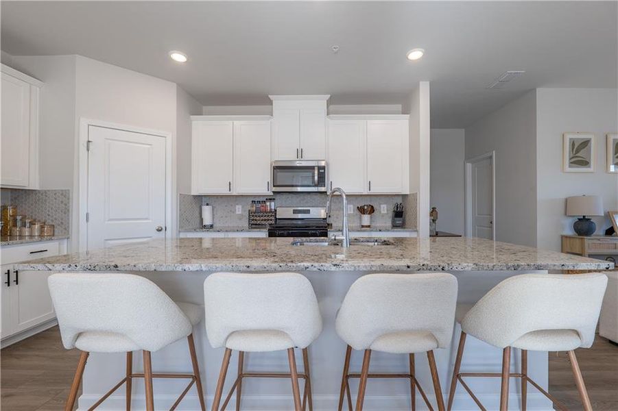 Furnished interior view inside a new home in , Smyrna (Image 6).