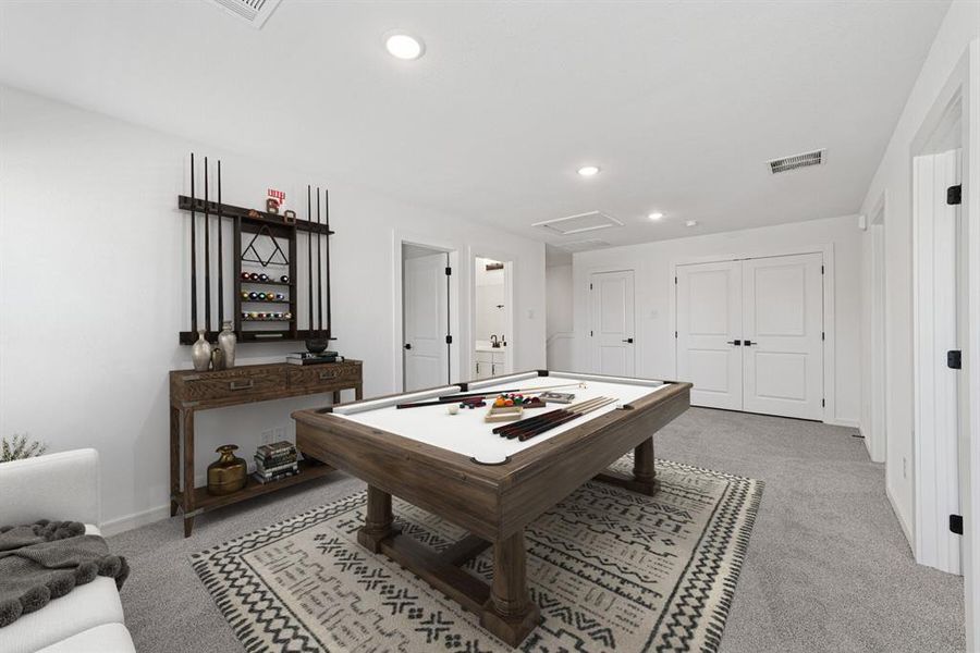 Furnished interior view inside a new home in Aspire at Noble Ridge, Howe (Image 14). Furnished interior view inside a new home in Aspire at Noble Ridge, Howe (Image 14).