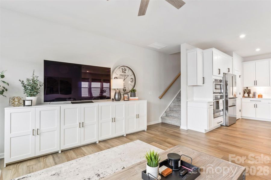 Furnished interior view inside a new home in , Charlotte (Image 10). Furnished interior view inside a new home in , Charlotte (Image 10).