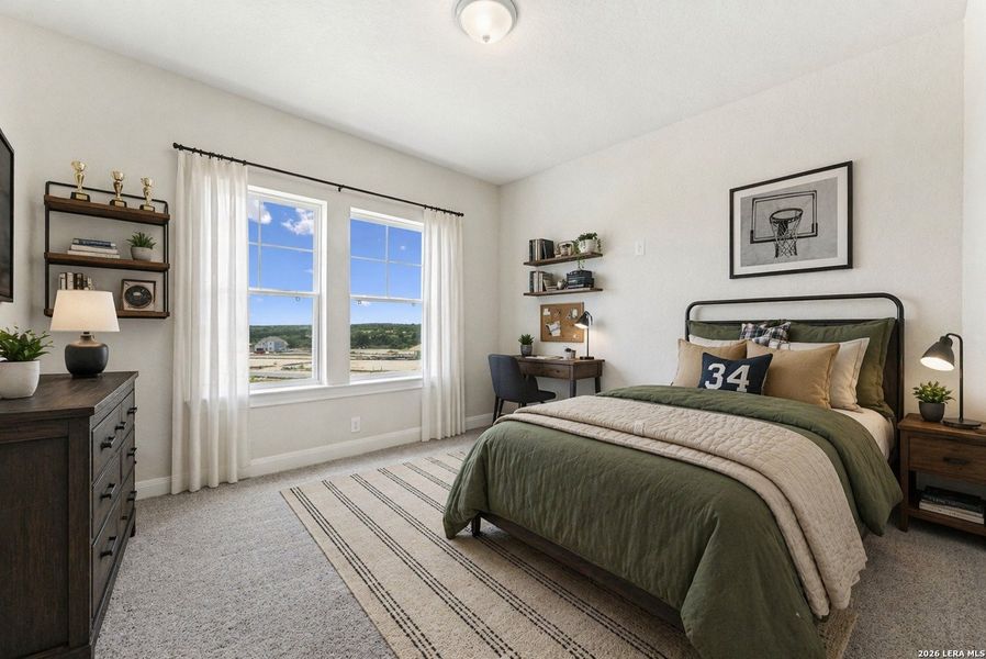 Furnished interior view inside a new home in Meyer Ranch – Legacy Series, New Braunfels (Image 11).