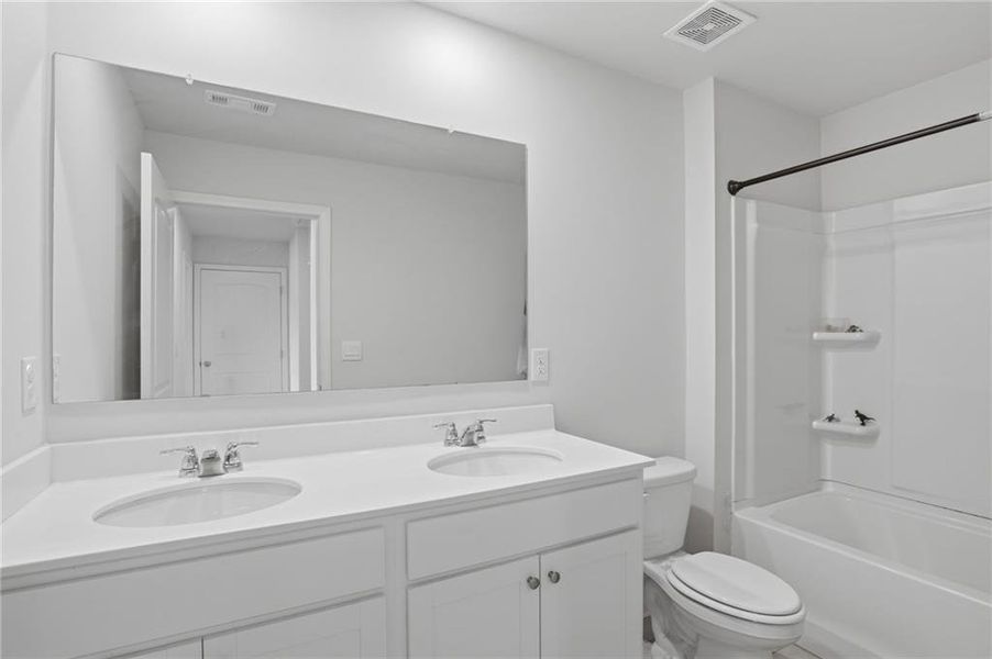Furnished interior view inside a new home in , Buford (Image 7).