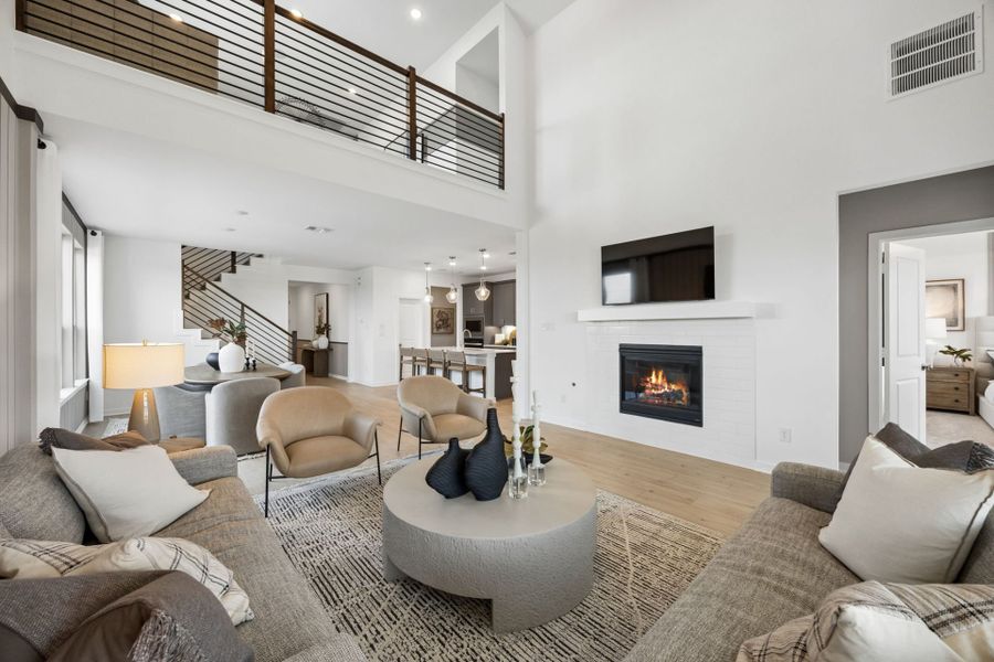 Representative furnished interior of a home built from the Riverdale by Centex in Stokesbury, Waller (Image 8).
