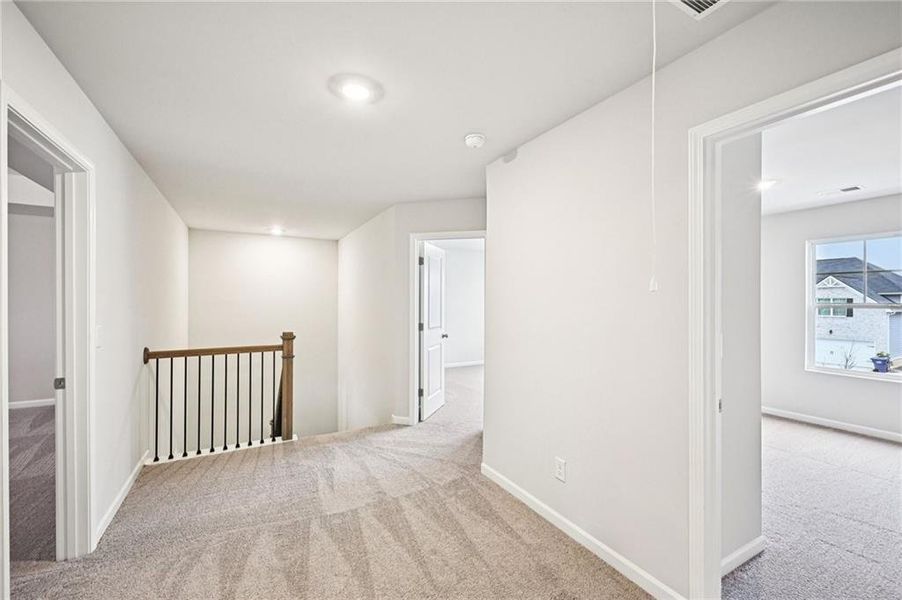 Spacious, unfurnished interior of a new home in The Hills at Cedar Creek, Winder (Image 24). Spacious, unfurnished interior of a new home in The Hills at Cedar Creek, Winder (Image 24).