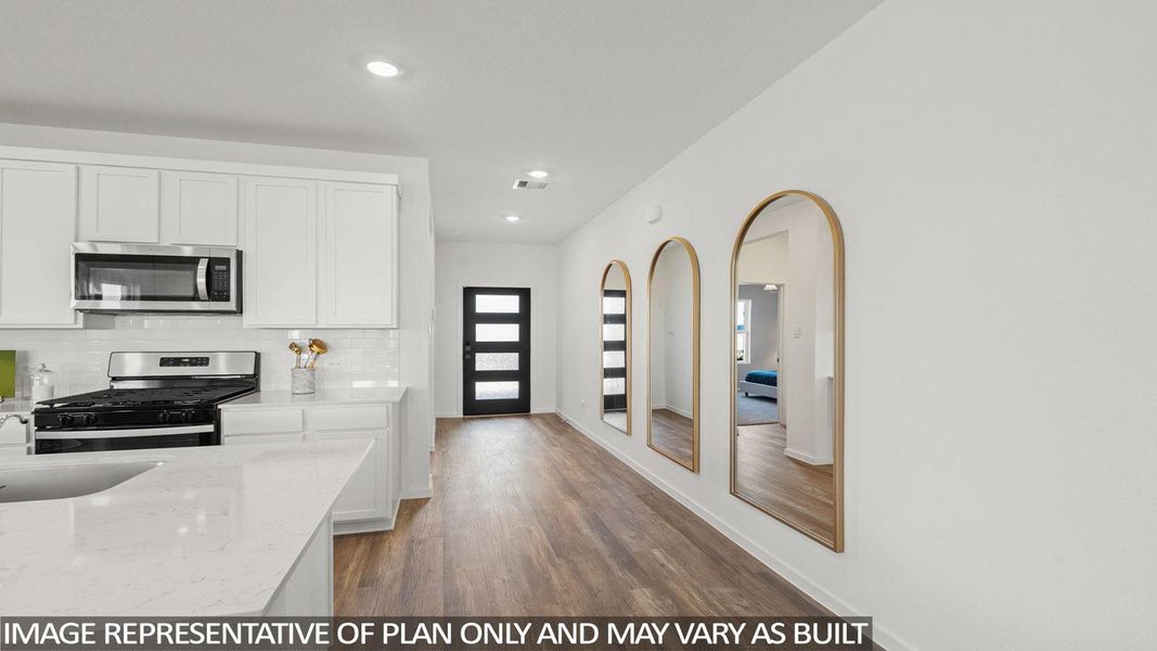 Furnished interior view inside a new home in Porters Mill, New Caney (Image 10).