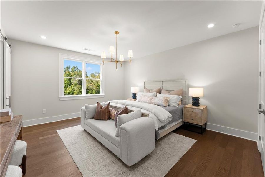 Furnished interior view inside a new home in , Gainesville (Image 14).
