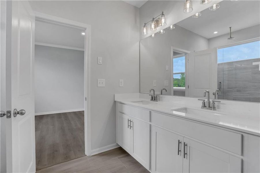 Furnished interior view inside a new home in Easton Walk, Lawrenceville (Image 13). Furnished interior view inside a new home in Easton Walk, Lawrenceville (Image 13).