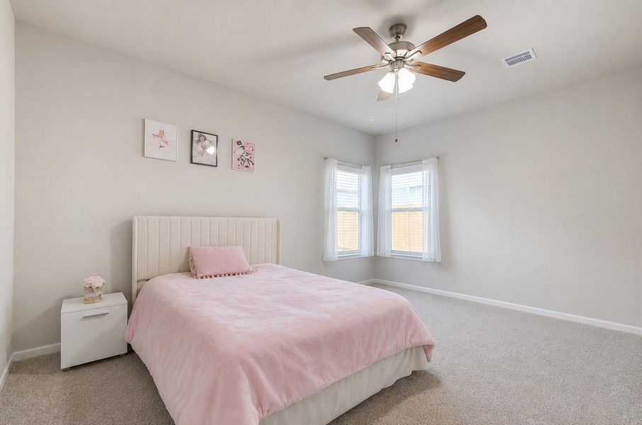 Furnished interior view inside a new home in Rosehill Meadow, Tomball (Image 18).