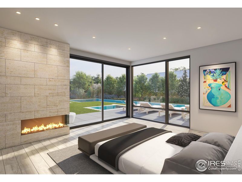 Furnished interior view inside a new home in , Boulder (Image 10).