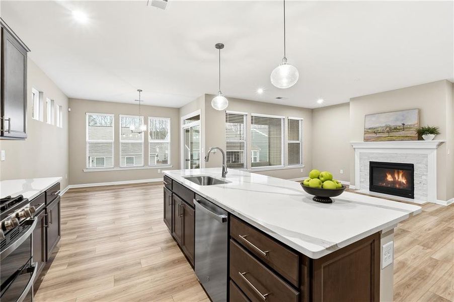 Furnished interior view inside a new home in Poplar Place, Dallas (Image 9).