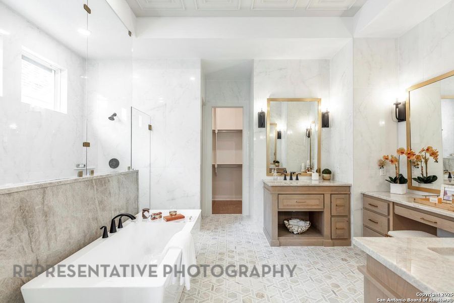 Furnished interior view inside a new home in , San Marcos (Image 12).