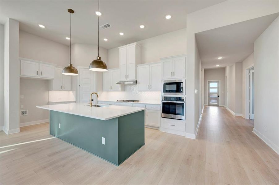 Furnished interior view inside a new home in Tavolo Park Cottages, Fort Worth (Image 10).