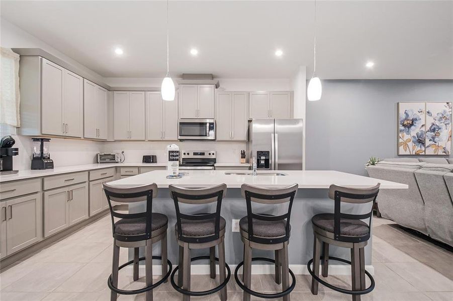 Furnished interior view inside a new home in , Kissimmee (Image 30).