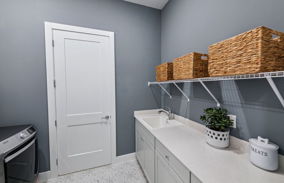 Convenient Laundry Room