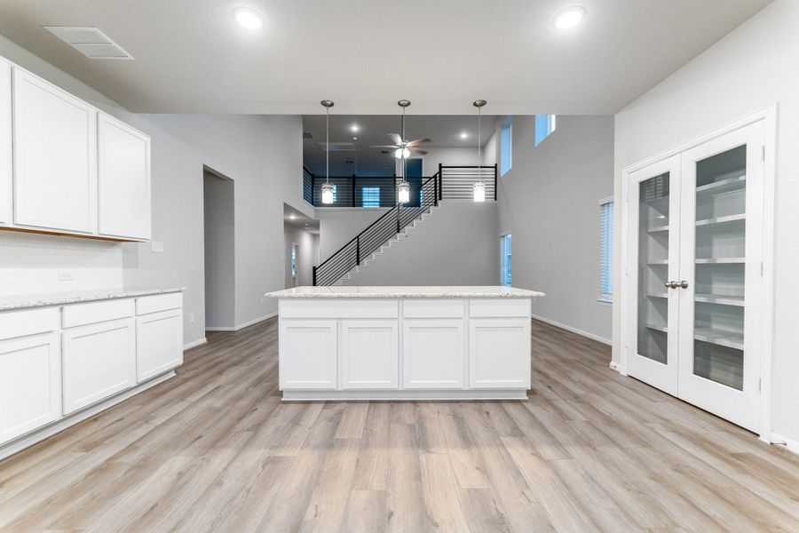 Furnished interior view inside a new home in Hennersby Hollow, San Antonio (Image 6).